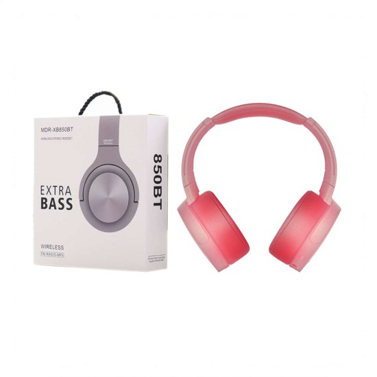 BLUETOOTH HEADPHONE WIRELESS YX-33 PINK